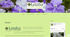 Desktop Screenshot of letabanursery.co.za