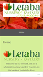 Mobile Screenshot of letabanursery.co.za